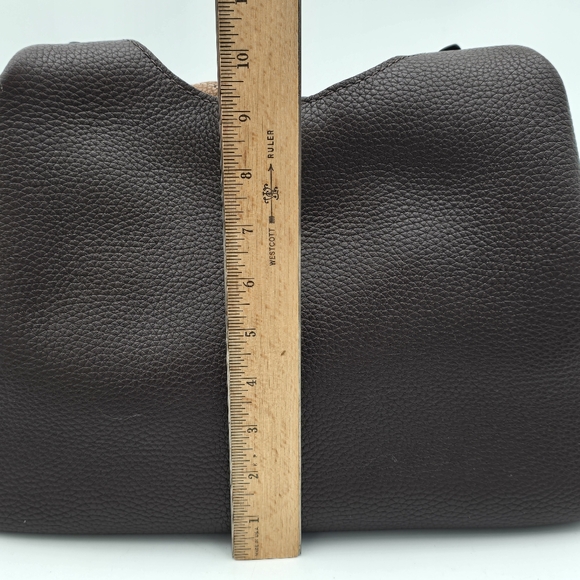 💥HTF💥Coach 1941 Glovetanned Pebble Leather Cass Hobo Bag, Oak - Picture 11 of 16